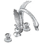 THG - Widespread lavatory set, high spout, with drain - Matt Umber PVD