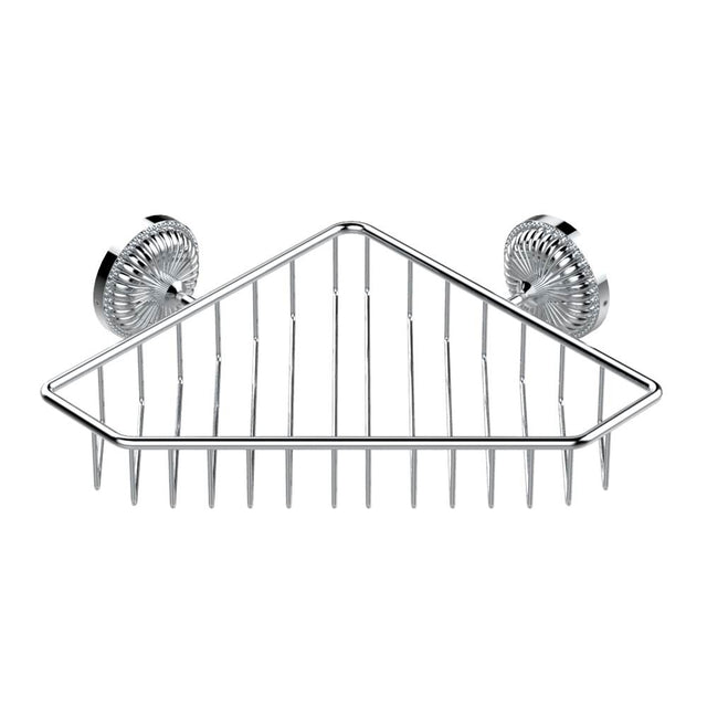 THG - Large corner soap basket, wall mounted - Matt Umber PVD