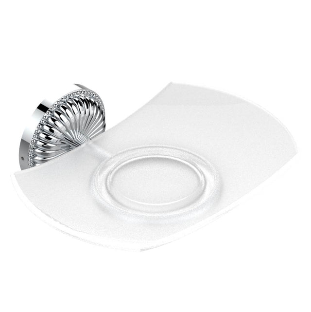 THG - Glass soap dish, wall mounted - Matt Umber PVD
