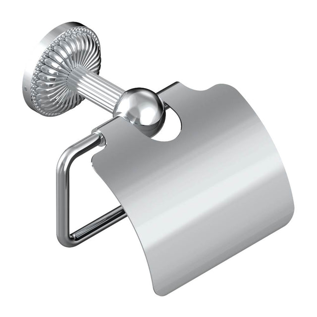 THG - Toilet paper holder, single mount with cover - Matt Umber PVD