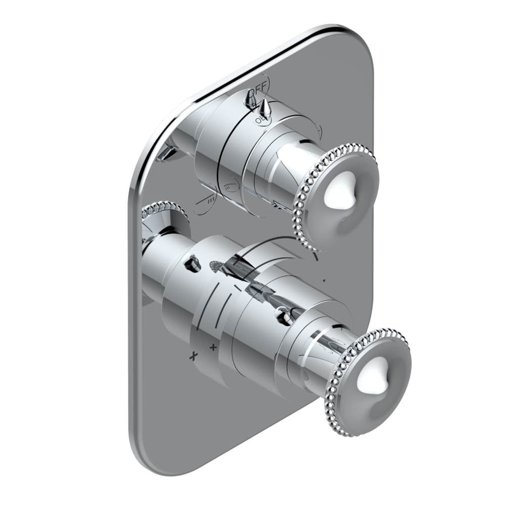 THG - Trim for thg thermostat with 2-way diverter, rough part supplied with fixing box ref. 5 500AE/US - Matt Umber PVD