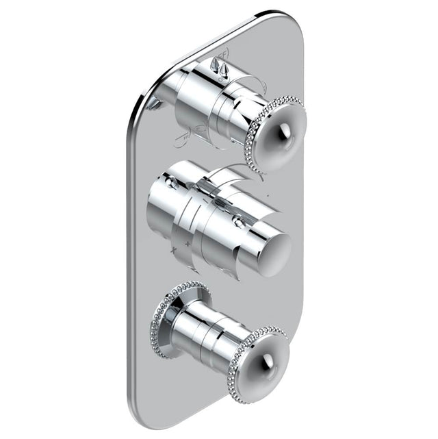 THG - Trim for thg thermostat with 2-way diverter and on/off control, rough part supplied with fixing box ref. .5 540AE/US - Matt Umber PVD
