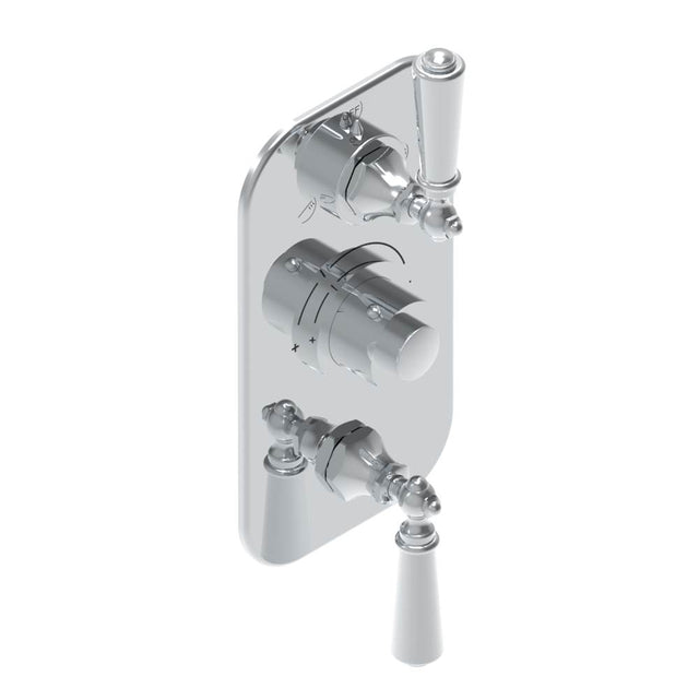 THG - Trim for thg thermostat with 2-way diverter and on/off control, rough part supplied with fixing box ref. .5 540AE/US - Matt Umber PVD