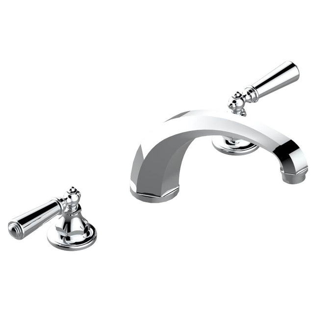 THG - Roman tub set, high spout with 3/4'' valves - Matt Umber PVD