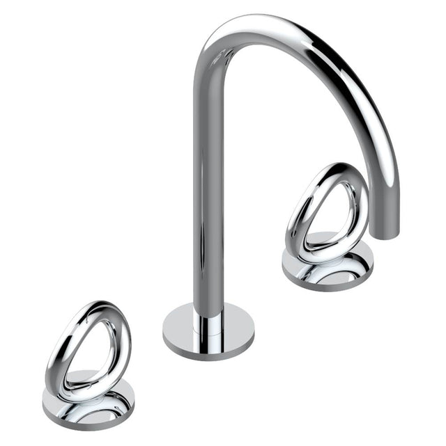 THG - Widespread lavatory set with drain - Matt Umber PVD