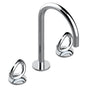 THG - Widespread lavatory set with drain - Matt Umber PVD