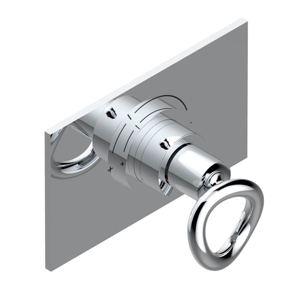 THG - Trim for THG thermostatic valve, rough part supplied with fixing box ref.5 200AE/US - Matt Umber PVD