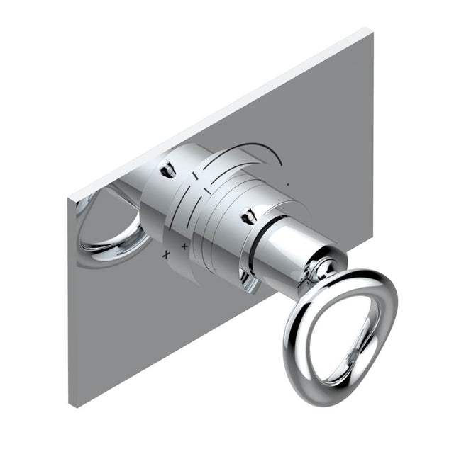 THG - Trim for THG thermostatic valve, rough part supplied with fixing box ref.5 200AE/US - Matt Umber PVD