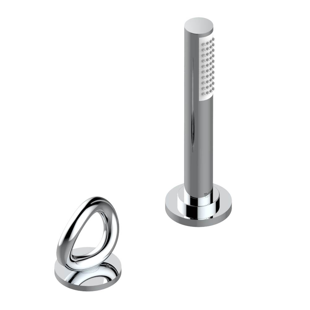 THG - Deck mounted mixer with handshower, progressive cartridge - Matt Umber PVD