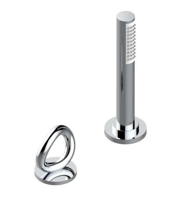 THG - Deck mounted mixer with handshower, progressive cartridge - Matt Umber PVD