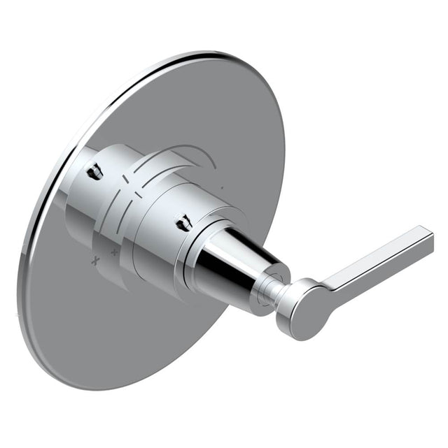 THG - Trim for THG thermostatic valve, rough part supplied with fixing box ref. 5 200AE/US - Round plate model - Matt Umber PVD