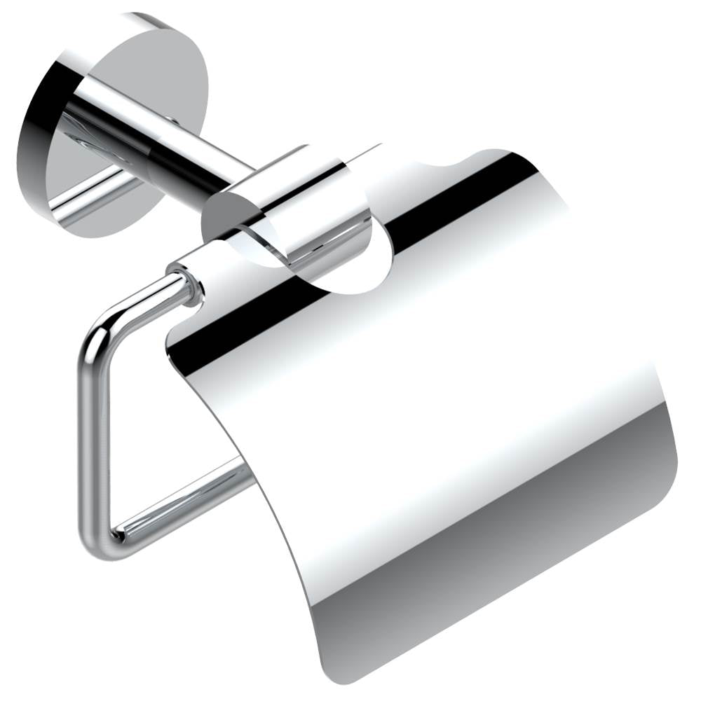 THG - Toilet paper holder, single mount with cover - Matt Umber PVD