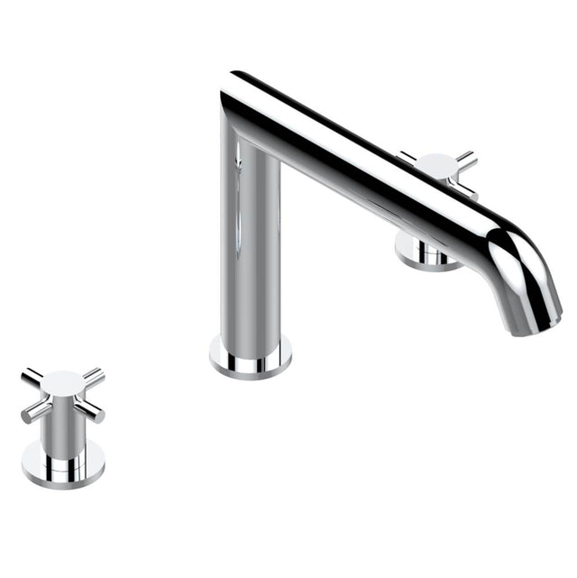 THG - Roman tub set, low spout with 3/4'' valves - Matt Umber PVD