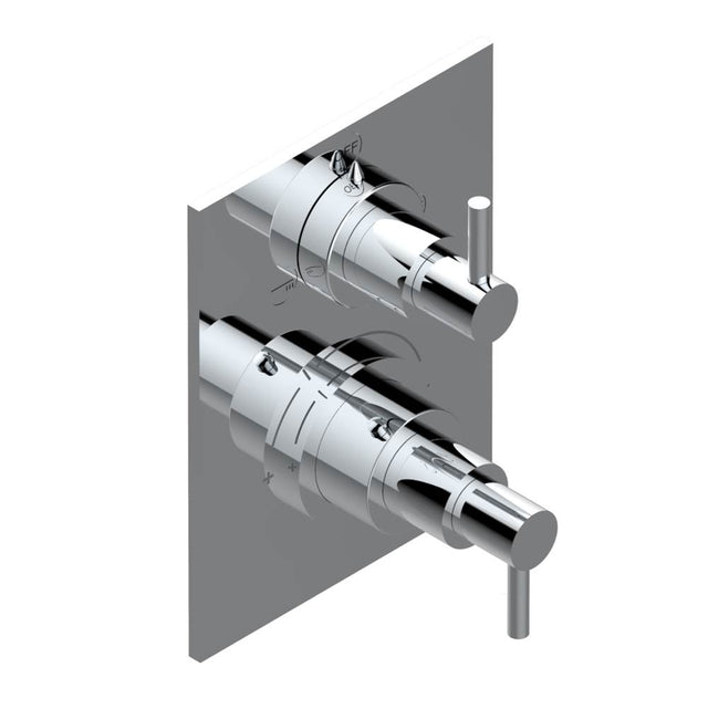 THG - Trim for thg thermostat with 2-way diverter, rough part supplied with fixing box ref. 5 500AE/US - Matt Umber PVD