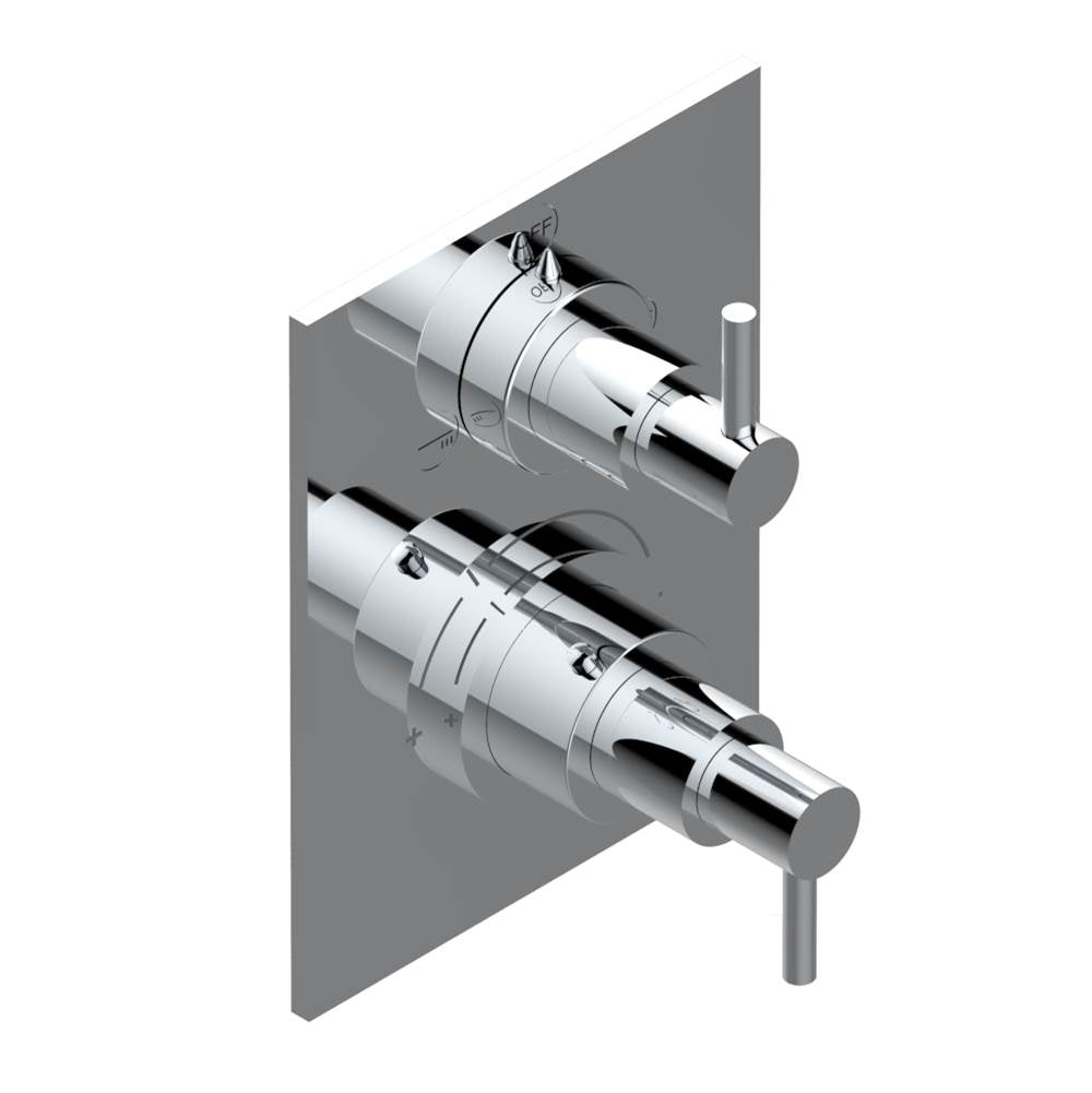 THG - Trim for thg thermostat with 2-way diverter, rough part supplied with fixing box ref. 5 500AE/US - Matt Umber PVD