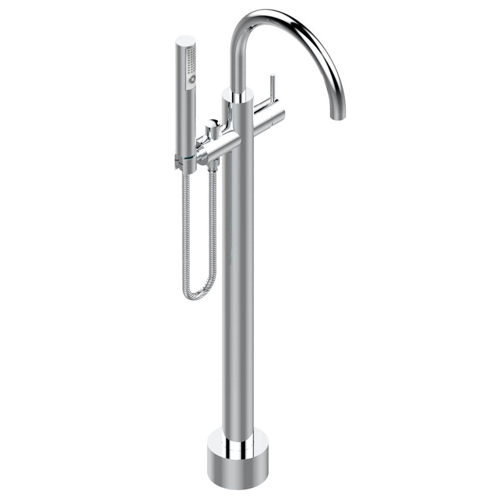 THG - Free-standing single lever bath mixer with handshower with Easyclean system - Matt Umber PVD