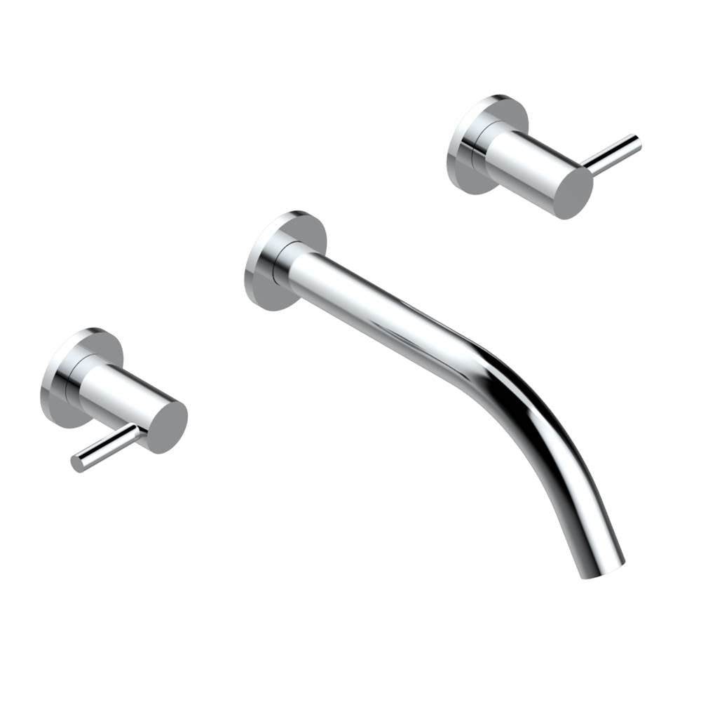 THG - Trim for wall mounted 3-hole lavatory set only - Matt Umber PVD