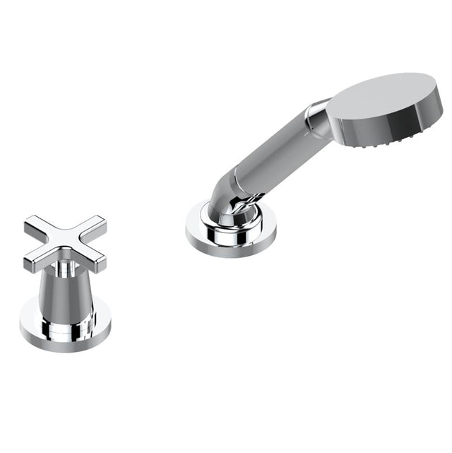 THG - Deck mounted mixer with handshower, progressive cartridge - Matt Umber PVD
