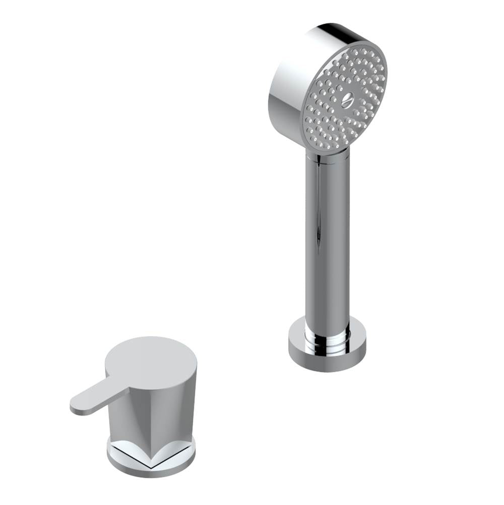 THG - Deck mounted mixer with handshower, progressive cartridge - Matt Umber PVD