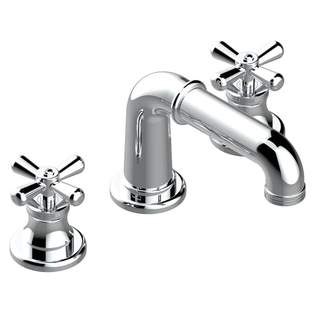 THG - Widespread lavatory set with drain - Matt Umber PVD