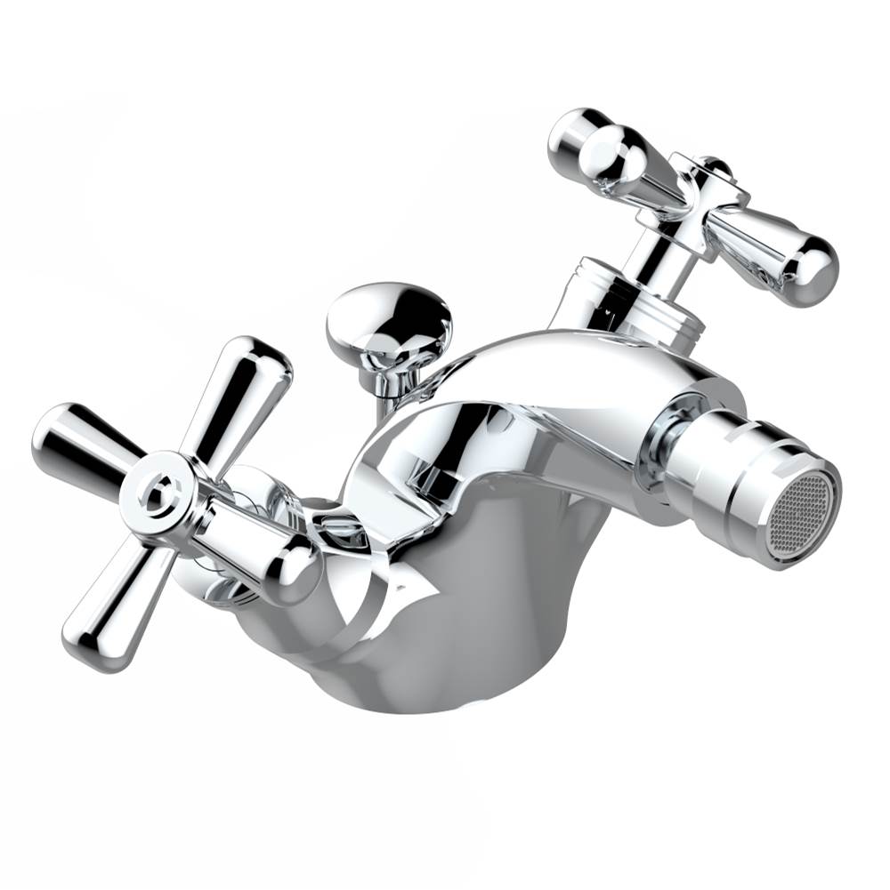 THG - Single hole bidet faucet with drain - Matt Umber PVD