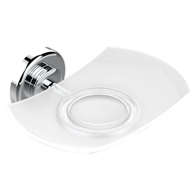 THG - Glass soap dish, wall mounted - Matt Umber PVD