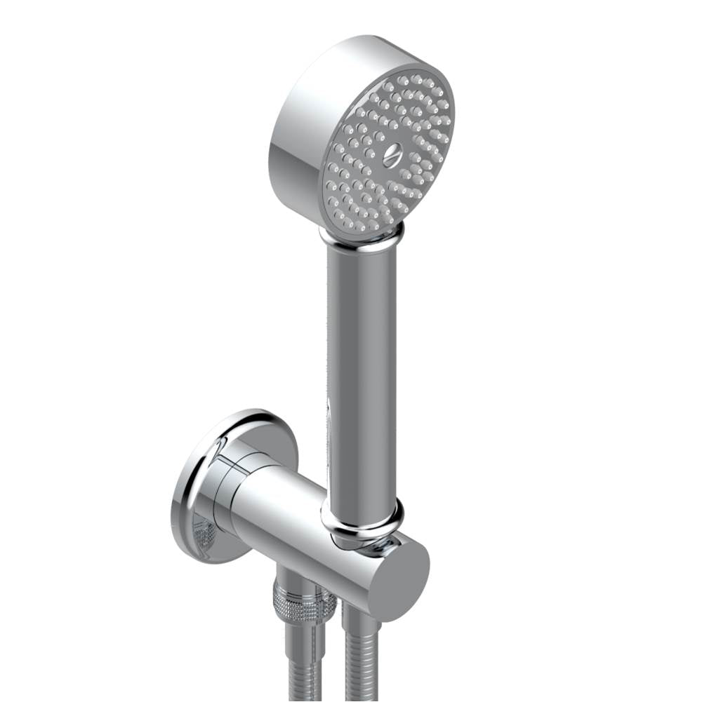 THG - Wall mounted handshower with integrated fixed hook - Matt Umber PVD