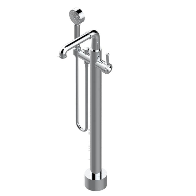 THG - Free-standing single lever bath mixer with handshower with Easyclean system - Matt Umber PVD