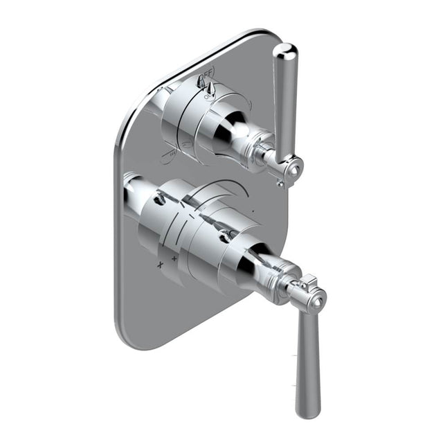 THG - Trim for thg thermostat with 2-way diverter, rough part supplied with fixing box ref. 5 500AE/US - Matt Umber PVD