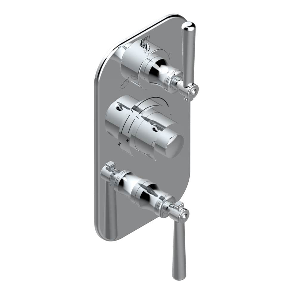 THG - Trim for thg thermostat with 2-way diverter and on/off control, rough part supplied with fixing box ref. .5 540AE/US - Matt Umber PVD