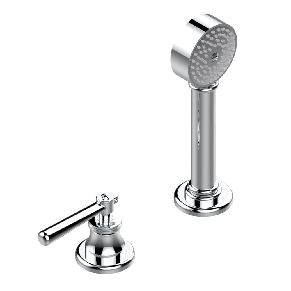 THG - Deck mounted mixer with handshower, progressive cartridge - Matt Umber PVD