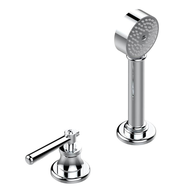 THG - Deck mounted mixer with handshower, progressive cartridge - Matt Umber PVD