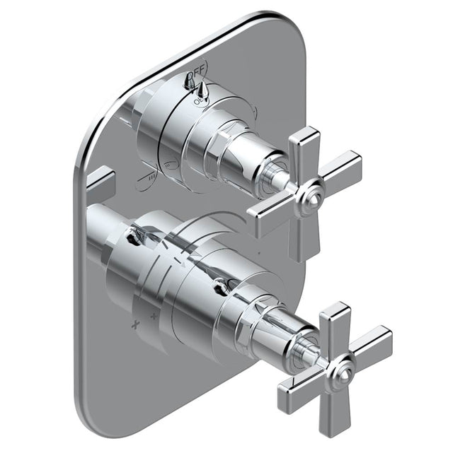 THG - Trim for thg thermostat with 2-way diverter, rough part supplied with fixing box ref. 5 500AE/US - Matt Umber PVD