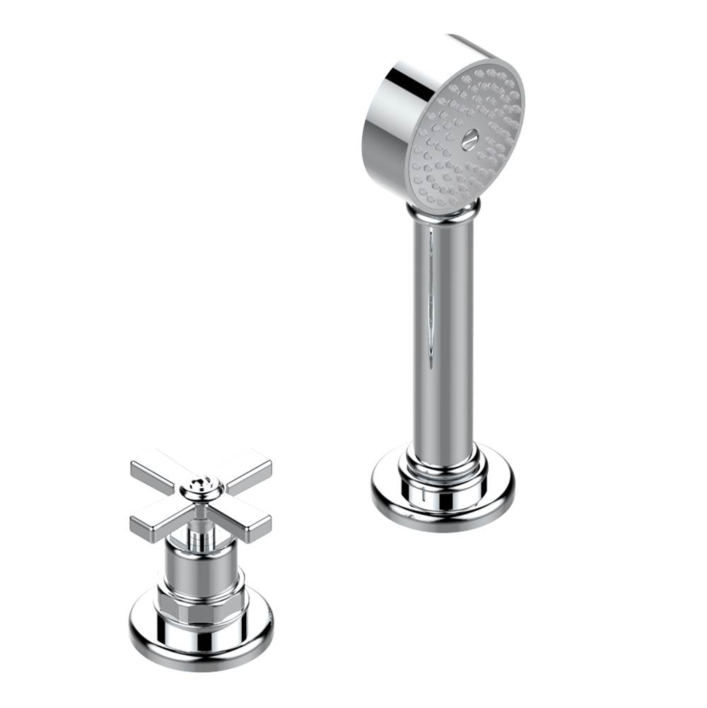 THG - Deck mounted mixer with handshower, progressive cartridge - Matt Umber PVD