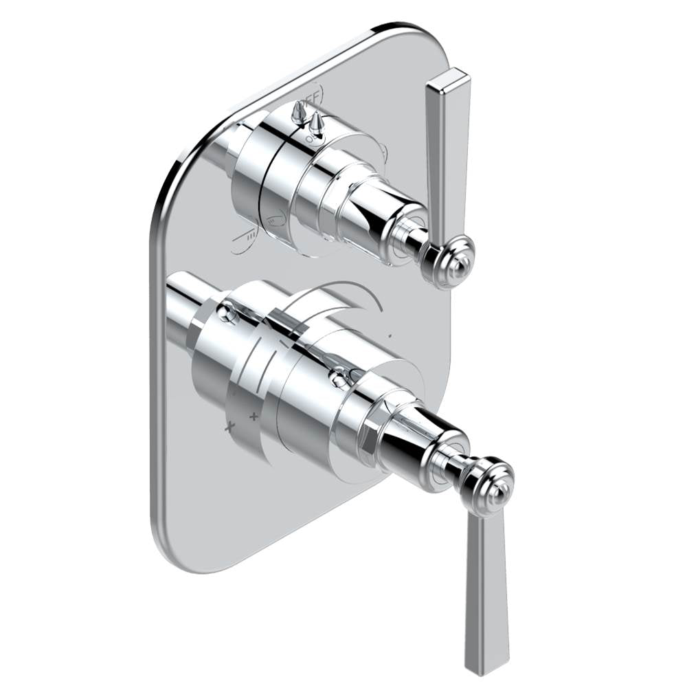 THG - Trim for thg thermostat with 2-way diverter, rough part supplied with fixing box ref. 5 500AE/US - Matt Umber PVD