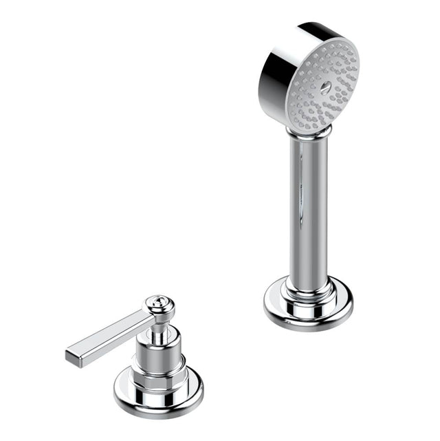 THG - Deck mounted mixer with handshower, progressive cartridge - Matt Umber PVD
