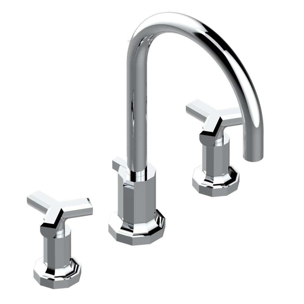 THG - Widespread lavatory set with drain - Matt Umber PVD