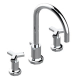 THG - Widespread lavatory set with drain - Matt Umber PVD