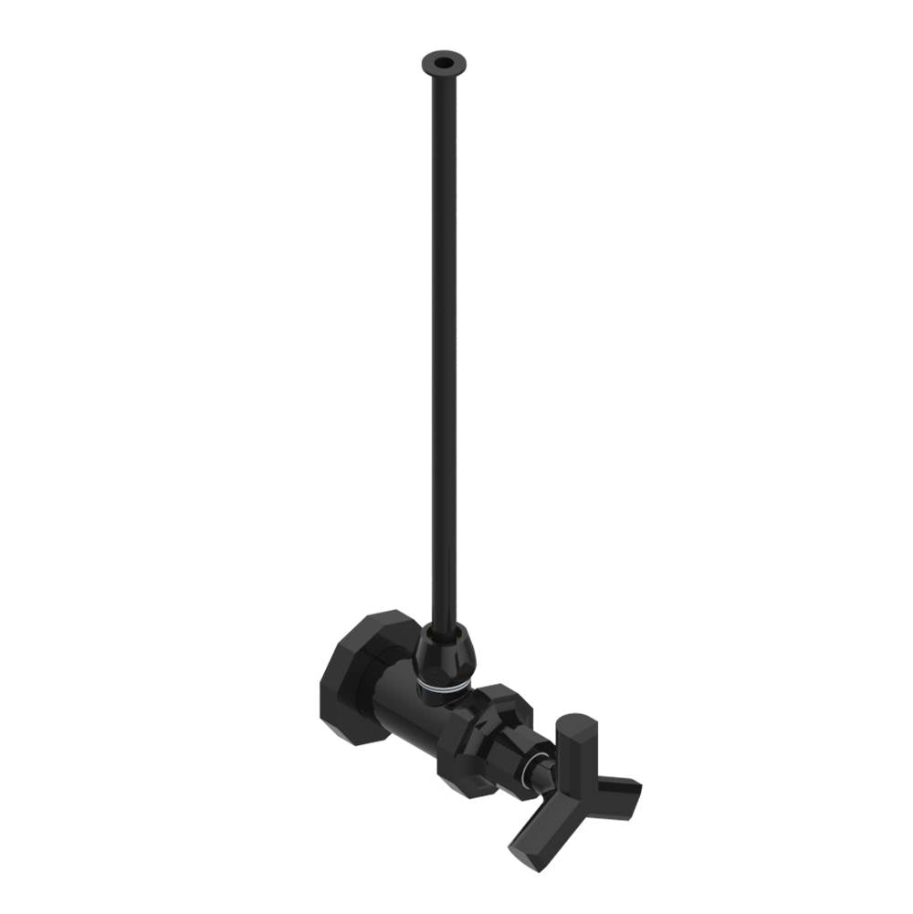THG - Angle supply valve with 3/8'' adaptor set for toilet - Brown Bronze Color PVD