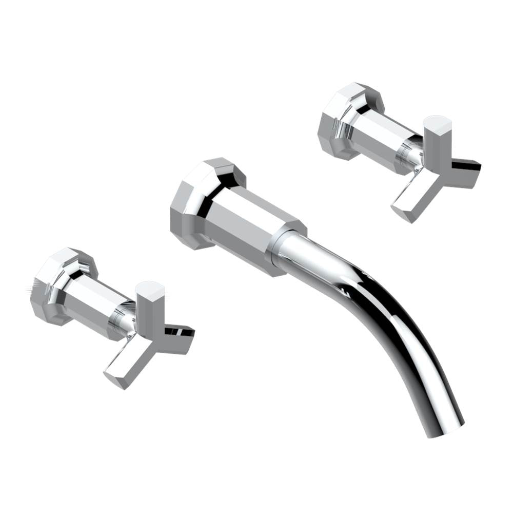 THG - Trim for wall mounted 3-hole lavatory set only - Matt Umber PVD