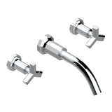 THG - Trim for wall mounted 3-hole lavatory set only - Matt Umber PVD
