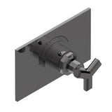 THG - Trim for THG thermostatic valve, rough part supplied with fixing box ref.5 200AE/US - Matt Graphite PVD