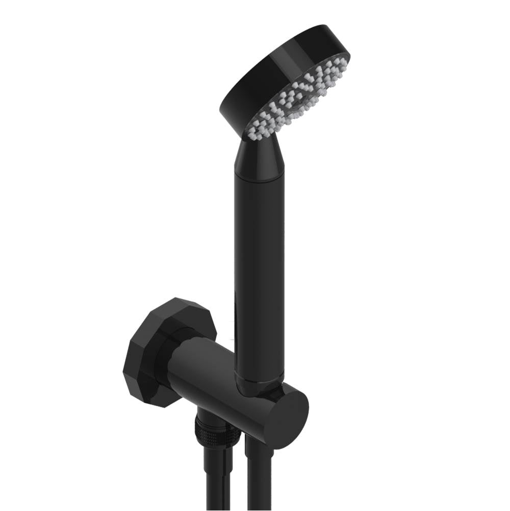 THG - Wall mounted handshower with integrated fixed hook - Brown Bronze Color PVD