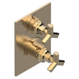 THG - Trim for thg thermostat with 2-way diverter, rough part supplied with fixing box ref. 5 500AE/US - Matt Umber PVD