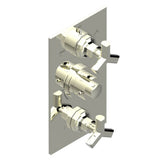 THG - Trim for thg thermostat with 2-way diverter and on/off control, rough part supplied with fixing box ref. .5 540AE/US - Nickel Polished