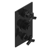 THG - Trim for thg thermostat with 2-way diverter and on/off control, rough part supplied with fixing box ref. .5 540AE/US - Brown Bronze Color PVD