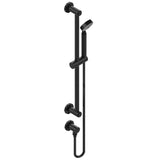 THG - Slide bar with handhsower and elbow - Brown Bronze Color PVD