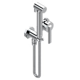 THG - Trim only for WC douche including: trigger spray, wall mounted single lever mixer, reinforced hose (49 1/4'') - Umber PVD