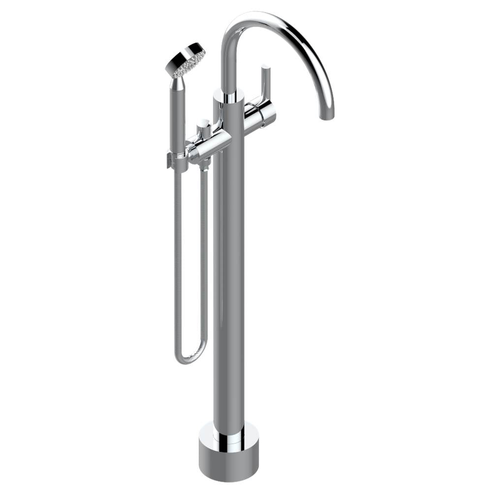 THG - Free-standing single lever bath mixer with handshower with Easyclean system - Matt Umber PVD