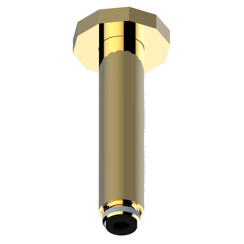 THG - Vertical shower arm ceiling mounted 1/2'' connection - Gold Color PVD